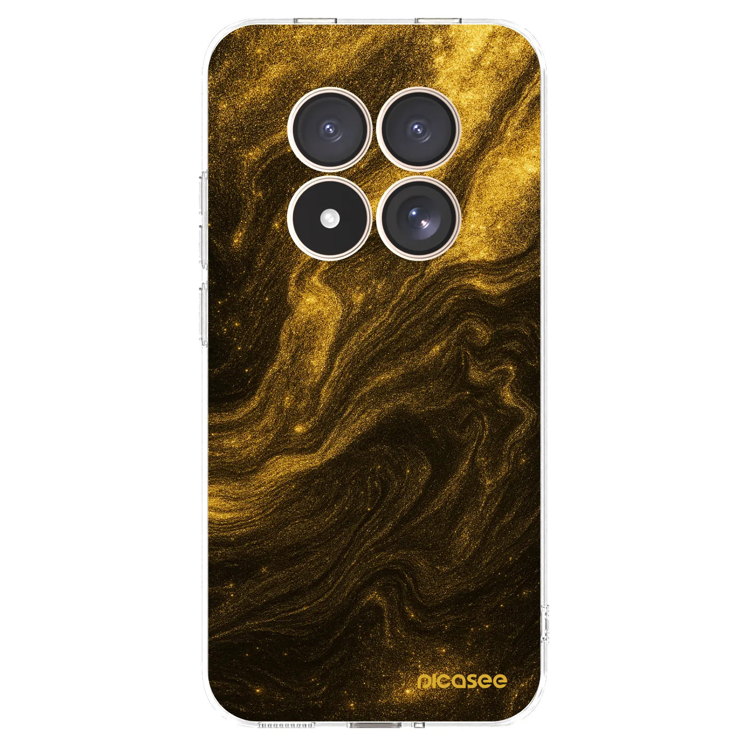 Picasee silikonska prozirna maskica za Xiaomi Redmi Note 15 Pro 4G - Black