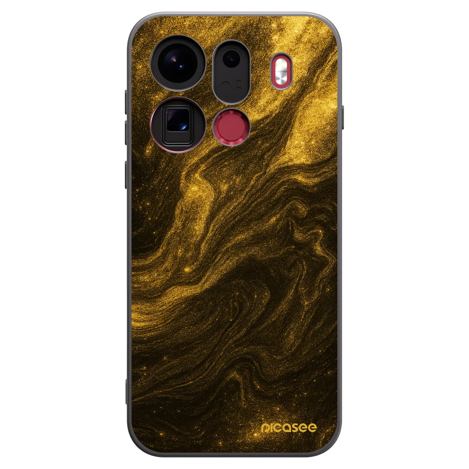 Picasee crna silikonska maskica za OPPO Find X9 Pro - Black