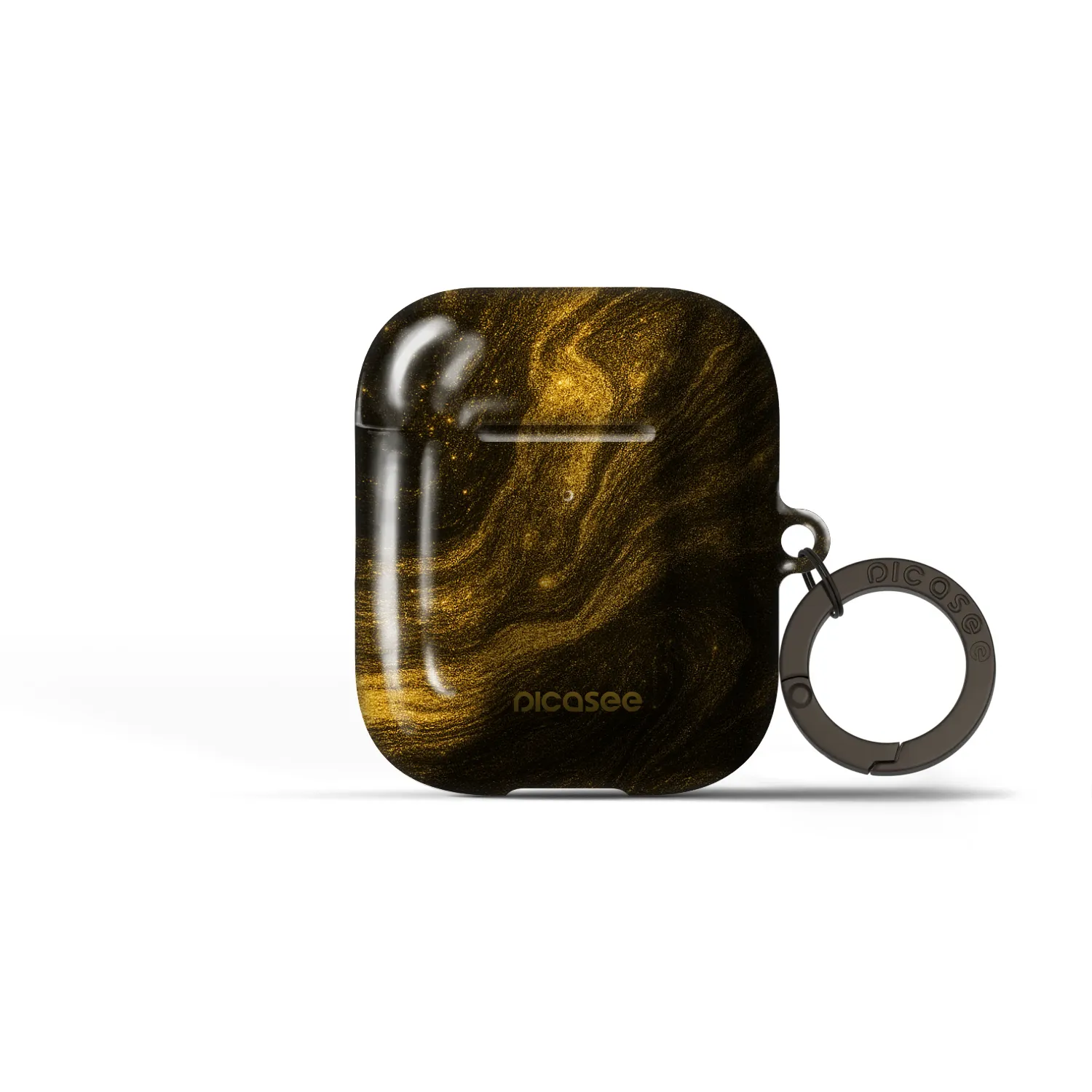 Picasee Obal pro Apple AirPods 1 - Black