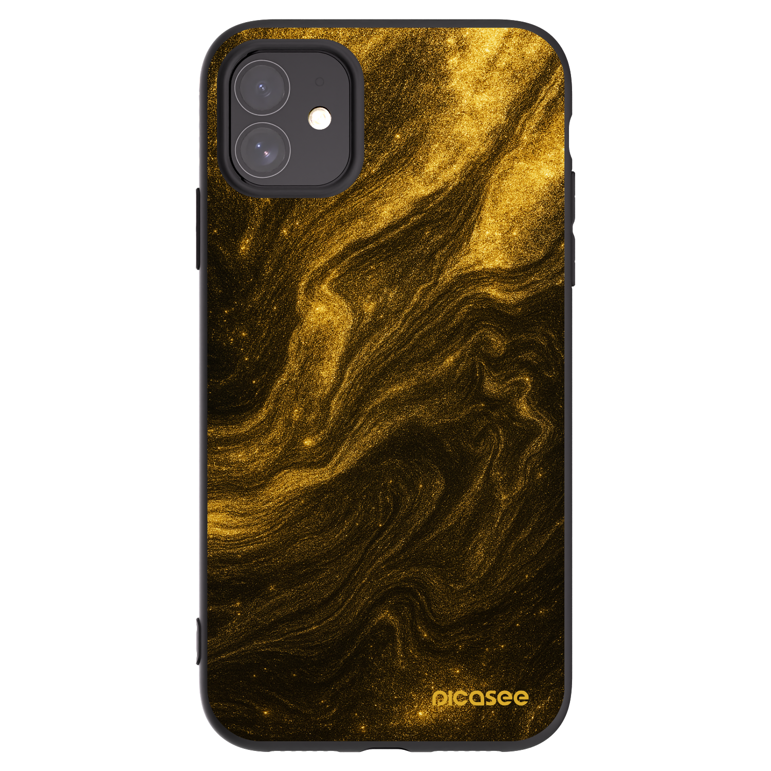 Picasee crna silikonska maskica za Apple iPhone 11 - Black