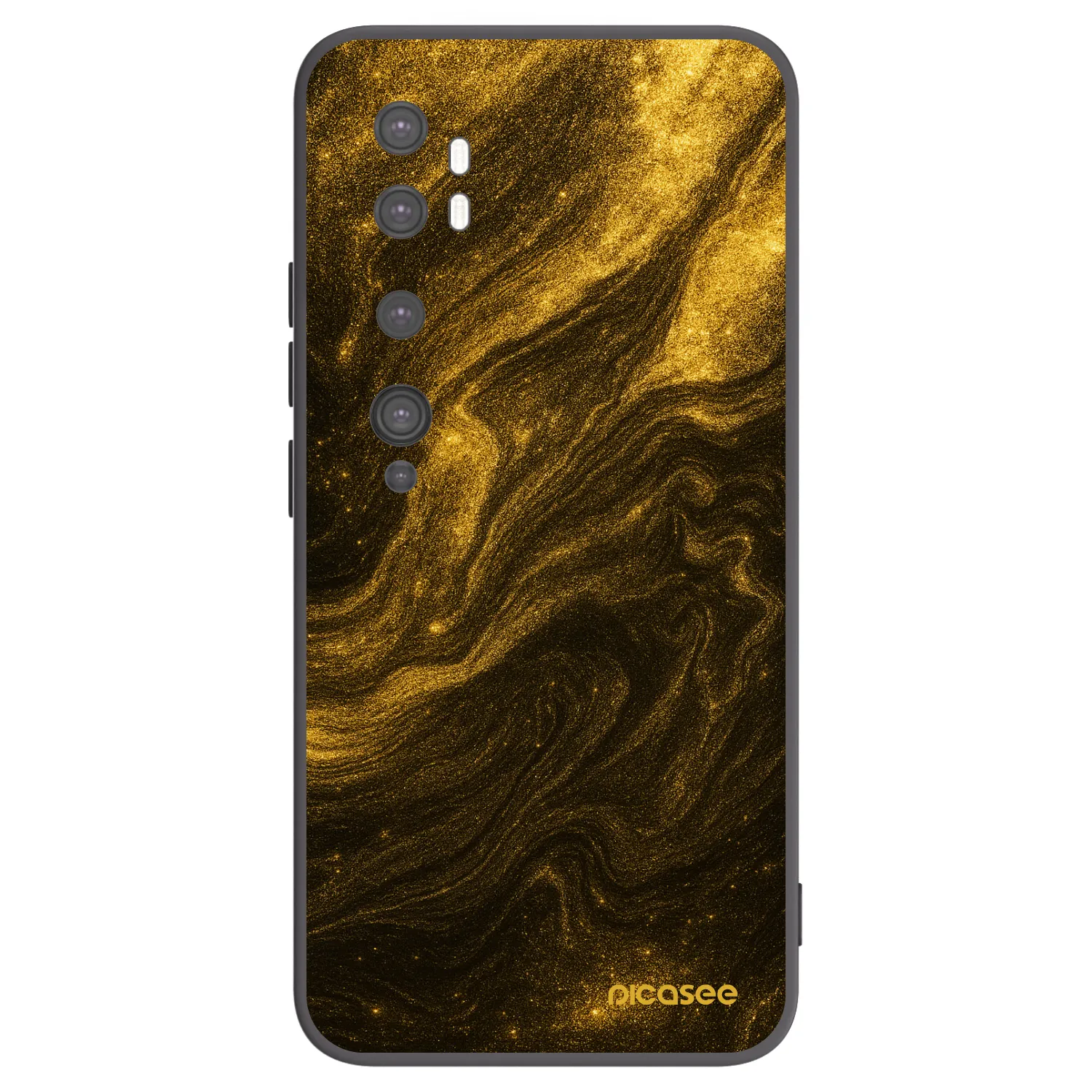 Picasee crna silikonska maskica za Xiaomi Mi Note 10 (Pro) - Black