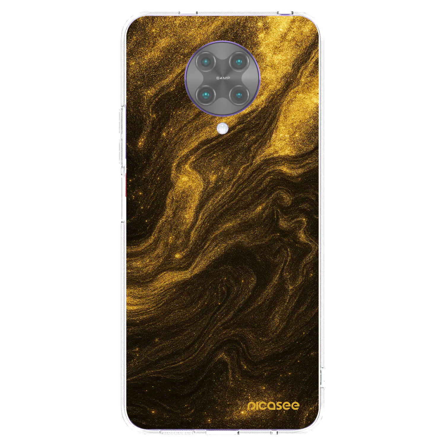 Picasee silikonska prozirna maskica za Xiaomi Poco F2 Pro - Black