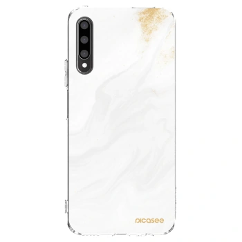 Picasee silikonska prozirna maskica za Honor 9X Pro - White