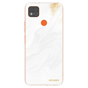 Picasee silikonska prozirna maskica za Xiaomi Redmi 9C - White