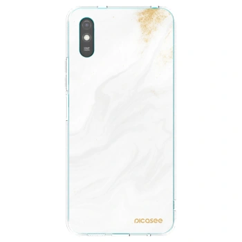 Picasee silikonska prozirna maskica za Xiaomi Redmi 9A - White