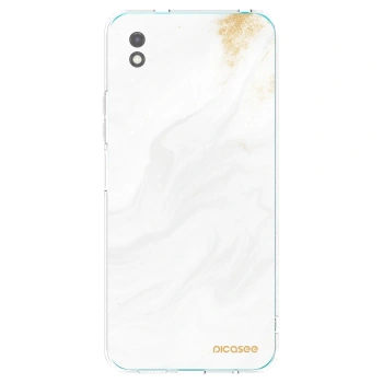 Picasee crna silikonska maskica za Xiaomi Redmi 9A - White