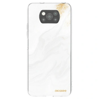 Picasee crna silikonska maskica za Xiaomi Poco X3 - White