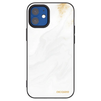 Picasee crna silikonska maskica za Apple iPhone 12 mini - White
