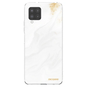 Picasee silikonska prozirna maskica za Samsung Galaxy A42 A426B - White