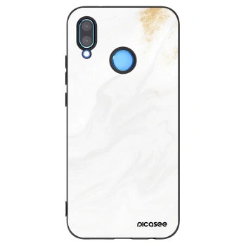Picasee crna silikonska maskica za Huawei P20 Lite - White