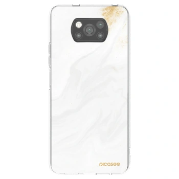 Picasee crna silikonska maskica za Xiaomi Poco X3 Pro - White