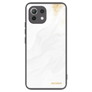 Picasee crna silikonska maskica za Xiaomi Mi 11 Lite - White