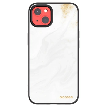 Picasee crna silikonska maskica za Apple iPhone 13 - White