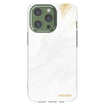 Picasee silikonska prozirna maskica za Apple iPhone 13 Pro - White