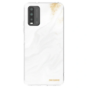 Picasee crna silikonska maskica za Xiaomi Redmi 9T - White