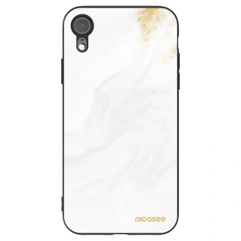 Picasee crna silikonska maskica za Apple iPhone XR - White