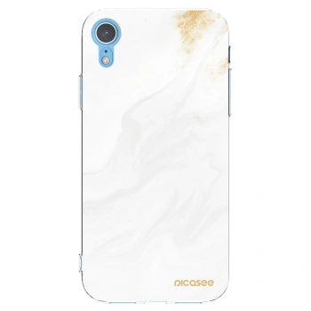 Picasee silikonska prozirna maskica za Apple iPhone XR - White