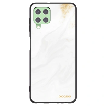 Picasee crna silikonska maskica za Samsung Galaxy A22 A225F 4G - White
