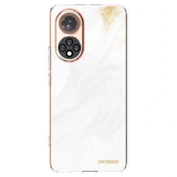 Picasee silikonska prozirna maskica za Honor 50 5G - White