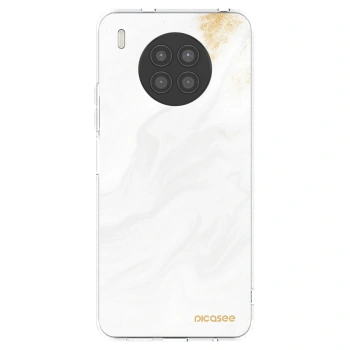 Picasee silikonska prozirna maskica za Huawei Nova 8i - White