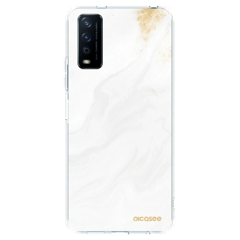 Picasee silikonska prozirna maskica za Vivo Y11s - White