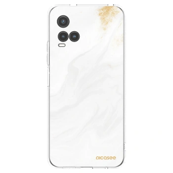 Picasee silikonska prozirna maskica za Vivo Y33s - White