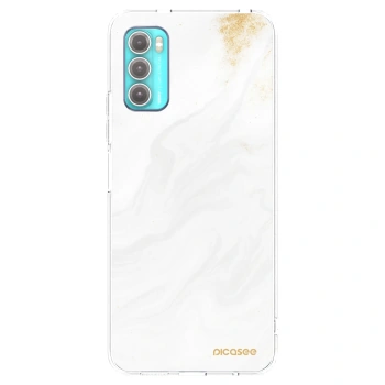 Picasee silikonska prozirna maskica za Motorola Moto G60 - White