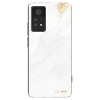 Picasee silikonska prozirna maskica za Xiaomi Redmi Note 11 Pro 5G - White