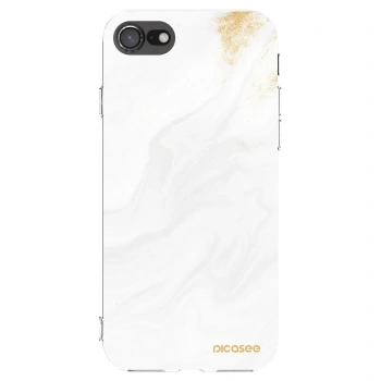 Picasee silikonska prozirna maskica za Apple iPhone SE 2022 - White