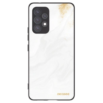 Picasee crna silikonska maskica za Samsung Galaxy A53 5G A536 - White