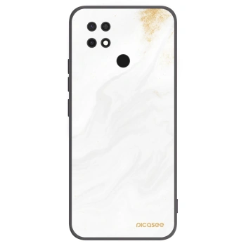Picasee crna silikonska maskica za Xiaomi Redmi 10C - White