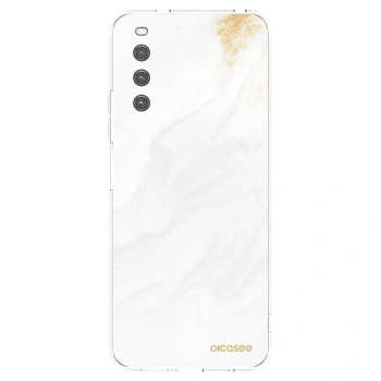Picasee silikonska prozirna maskica za Sony Xperia 10 IV 5G - White