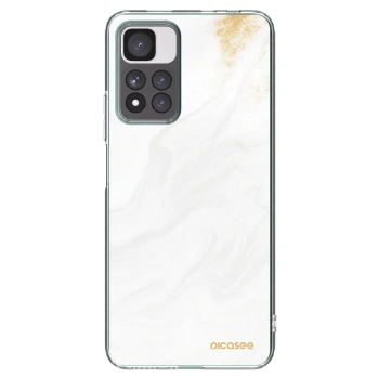 Picasee silikonska prozirna maskica za Xiaomi Redmi Note 11 Pro+ 5G - White