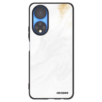 Picasee crna silikonska maskica za Honor X7 - White