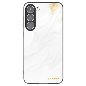 Picasee crna silikonska maskica za Samsung Galaxy S23+ 5G - White