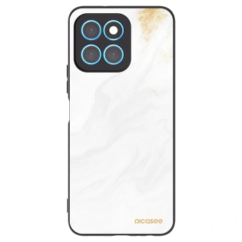 Picasee crna silikonska maskica za Honor X8 5G - White
