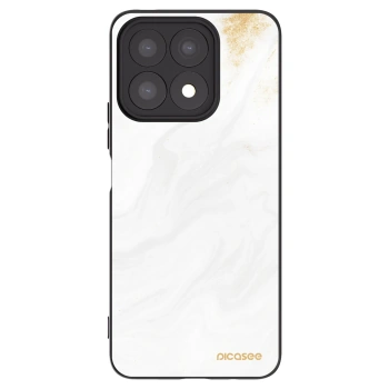 Picasee crna silikonska maskica za Honor X8a - White
