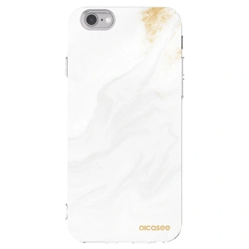 Picasee silikonska prozirna maskica za Apple iPhone 6/6S - White
