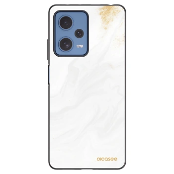 Picasee crna silikonska maskica za Xiaomi Redmi Note 12 Pro 5G - White