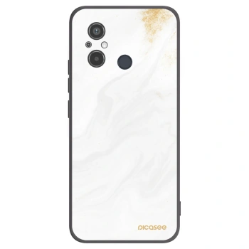Picasee crna silikonska maskica za Xiaomi Redmi 12C - White