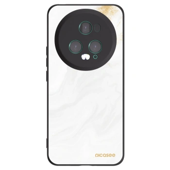 Picasee crna silikonska maskica za Honor Magic5 Pro - White