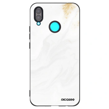 Picasee crna silikonska maskica za Huawei Nova 3 - White