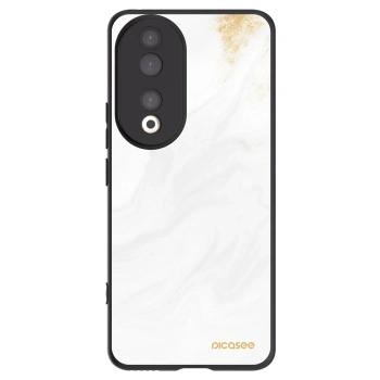 Picasee crna silikonska maskica za Honor 90 5G - White