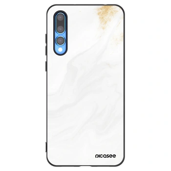 Picasee crna silikonska maskica za Huawei P20 Pro - White