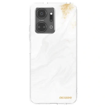 Picasee silikonska prozirna maskica za Honor X7a - White