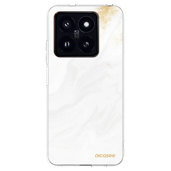 Picasee silikonska prozirna maskica za Xiaomi 14 Pro - White