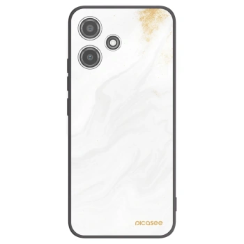Picasee crna silikonska maskica za Xiaomi Redmi 12 5G - White