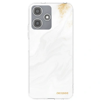 Picasee silikonska prozirna maskica za Xiaomi Redmi 12 5G - White