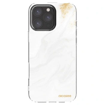 Picasee silikonska prozirna maskica za Apple iPhone 16 Pro Max - White