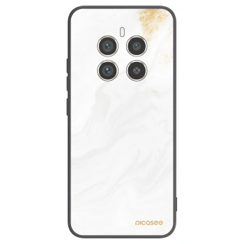 Picasee crna silikonska maskica za Realme 12 Pro 5G - White